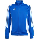 Bluza treningowa dziecięca Adidas Tiro 24 w kolorze niebieskim przód