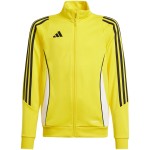 Bluza treningowa dziecięca Adidas Tiro 24 w kolorze żółtym przód