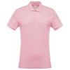 Bawełniana koszulka polo męska z nadrukiem/haftem logo firmy-  Kariban KA254 - Jasnoróżowa #Polecamy