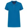 Bawełniana koszulka polo damska z nadrukiem/haftem logo firmy-  Kariban KA255 - Morska #Polecamy