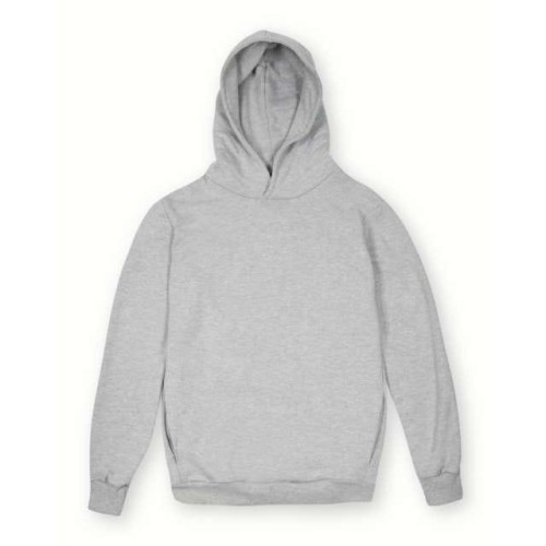 Bluza z kapturem VE817T w kolorze jasnoszarym melanż przód