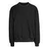 Bluza dresowa Crewneck oversize z nadrukiem - VE835T - Czarna - Produkowana w Europie