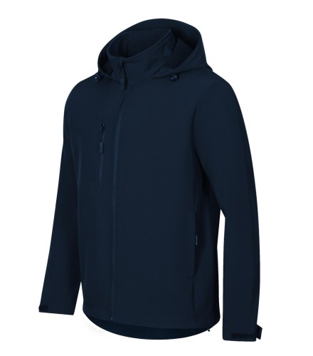 Kurtka Softshell Malfini Trail 548 w kolorze granatowym bok