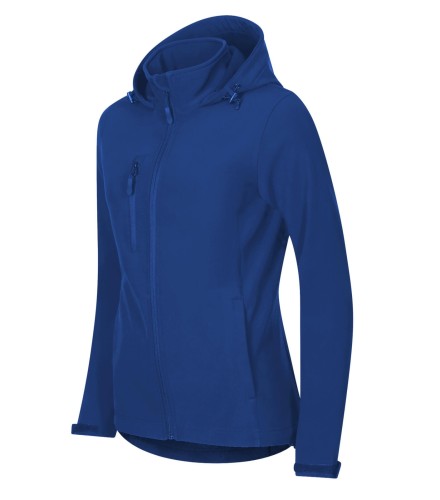Kurtka Softshell Malfini Trail 549 w kolorze chabrowym bok