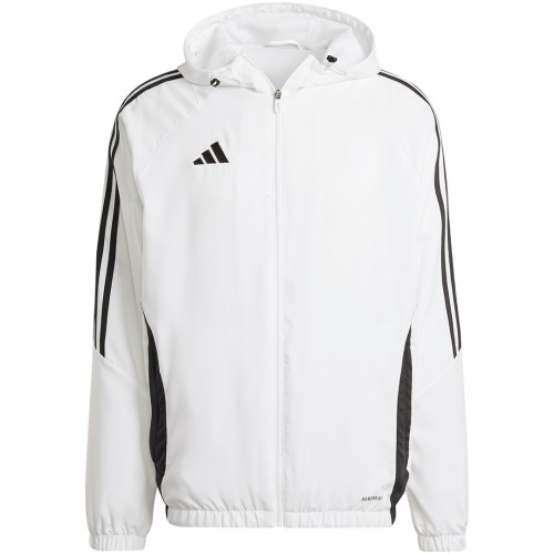 Wiatrówka Adidas Tiro 24 w kolorze białym przód
