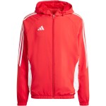 Wiatrówka Adidas Tiro 24 w kolorze czerwonym przód
