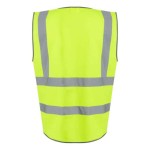 Kamizelka odblaskowa RETRS251PRO w kolorze żółtym tył