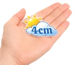 naklejki przezroczyste 4cm