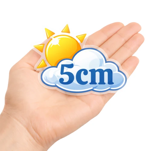 naklejki przezroczyste 5cm