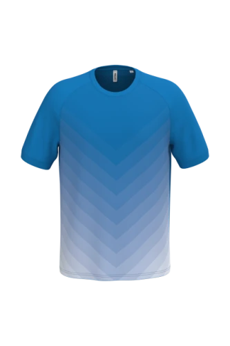 Koszulka sportowa PA4047 w kolorze chabrowym przód