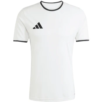 Koszulka piłkarska męska z nadrukiem herbu klubu - adidas Entrada 26 - Biała