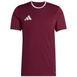 Koszulka Adidas Entrada 26 w kolorze bordowym przód