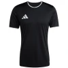 Koszulka piłkarska męska z nadrukiem herbu klubu - adidas Entrada 26 - Czarna