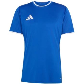 Koszulka piłkarska męska z nadrukiem herbu klubu - adidas Entrada 26 - Niebieska