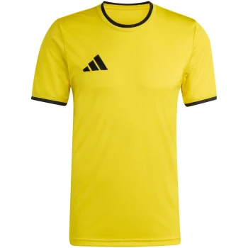 Koszulka piłkarska męska z nadrukiem herbu klubu - adidas Entrada 26 - Żółta