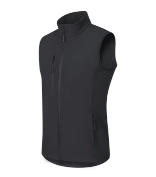 Bezrękawnik softshell męski z nadrukiem/haftem logo firmy - Malfini Trail 568 - Ebony gray