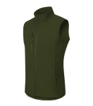 Bezrękawnik softshell Malfini Trail 568 w kolorze military bok