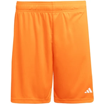 Spodenki męskie sportowe z nadrukiem herbu klubu - Adidas Entrada 26 - Pomarańczowe