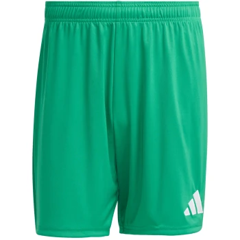 Spodenki męskie sportowe z nadrukiem herbu klubu - Adidas Entrada 26 - Zielone