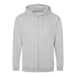 Bluza rozpinana z kapturem JH050 w kolorze heather grey przód