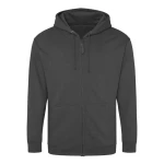 Bluza rozpinana z kapturem JH050 w kolorze steel grey przód