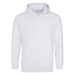 Bluza rozpinana z kapturem JH050 w kolorze ash przód