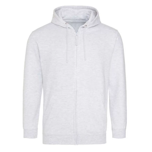 Bluza rozpinana z kapturem JH050 w kolorze ash przód