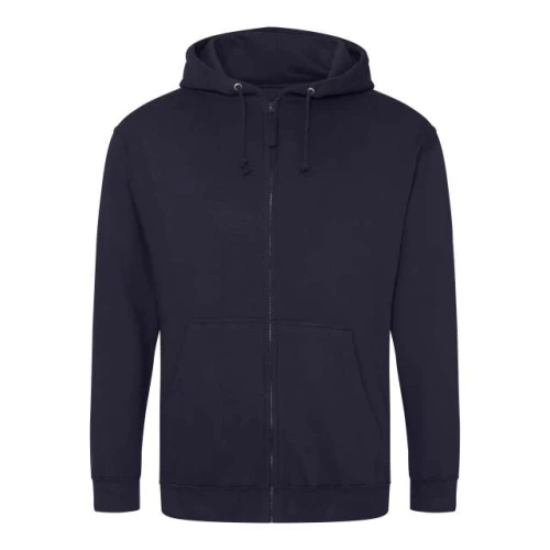 Bluza rozpinana z kapturem JH050 w kolorze new french navy przód