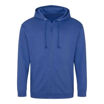 Rozpinana bluza z kapturem z nadrukiem/haftem logo firmy - JH050 - Royal blue