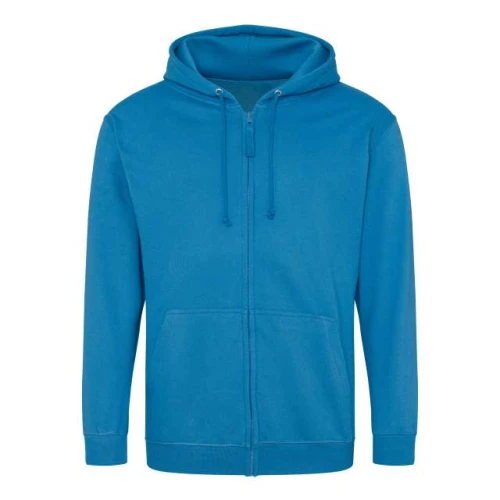 Bluza rozpinana z kapturem JH050 w kolorze sapphire blue przód