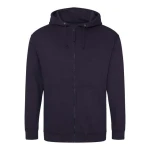 Bluza rozpinana z kapturem JH050 w kolorze oxford navy przód