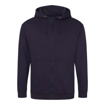 Rozpinana bluza z kapturem z nadrukiem/haftem logo firmy - JH050 - Oxfrod Navy