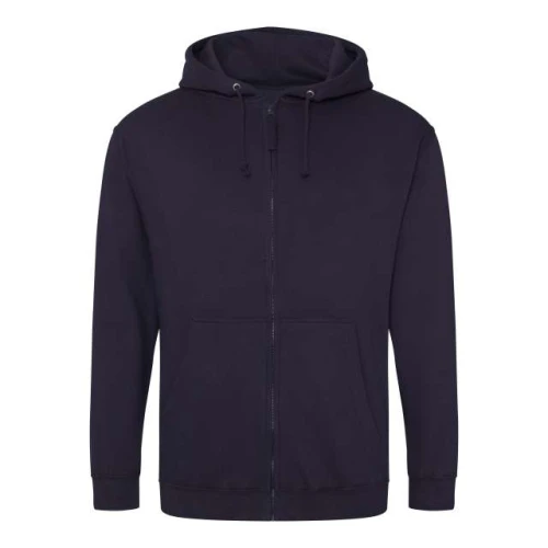 Bluza rozpinana z kapturem JH050 w kolorze oxford navy przód