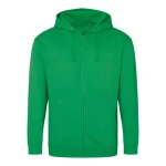 Bluza rozpinana z kapturem JH050 w kolorze kelly green przód