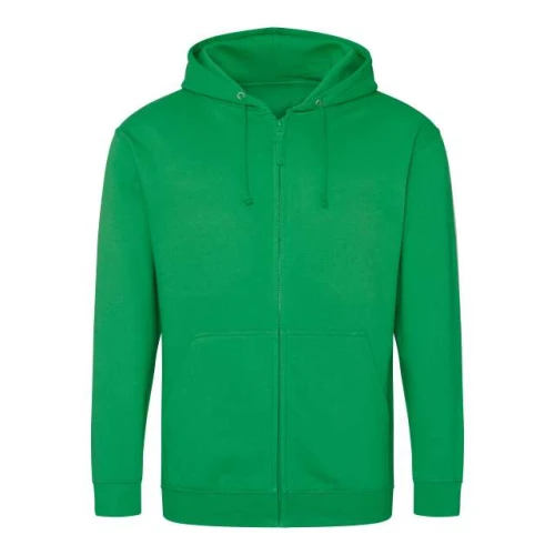 Bluza rozpinana z kapturem JH050 w kolorze kelly green przód