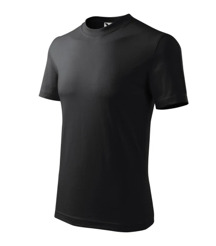 Koszulka unisex Malfini Heavy 110 w kolorze ebony gray bok