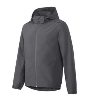 Kurtka męska softshell z nadrukiem logo firmy - Malfini Rainbow 538 - Jasno antracytowa
