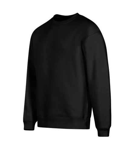 Bluza unisex Malfini Vibe Crew 430 w kolorze czarnym bok