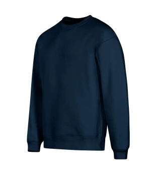 Bluza unisex bez metki z nadrukiem/haftem logo firmy - Malfni Vibe Crew 430 - Granatowa