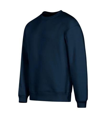Bluza unisex Malfini Vibe Crew 430 w kolorze granatowym bok