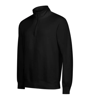 Bluza unisex ze stójką z nadrukiem/haftem logo firmy - Malfini Summit 429 - Czarna
