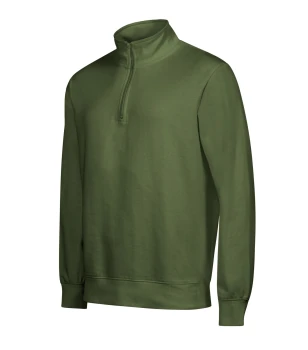 Bluza unisex ze stójką z nadrukiem/haftem logo firmy - Malfini Summit 429 - Khaki