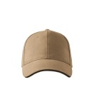 Czapka z daszkiem Sandwich 306 w kolorze piaskowym przód