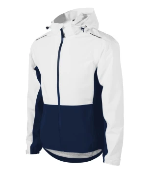 Kurtka męska softshell z nadrukiem logo firmy - Malfini Rainbow 538 - Biała