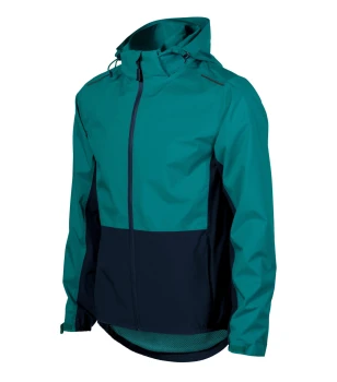 Kurtka męska softshell z nadrukiem logo firmy - Malfini Rainbow 538 - Szamaragdowa