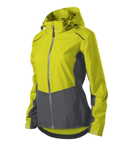 Kurtka Softshell Malfini Rainbow 539 w kolorze neon yellow bok