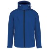 Kurtka softshell męska z nadrukiem logo firmy - KA413 - Chabrowa #Polecamy